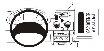 Renault Kangoo 03-07, Centrerad