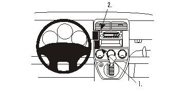 Honda Element 03-12, Centrerad