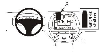 Toyota RAV 4 01-03, Centrerad