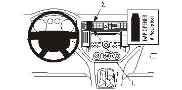 Ford C-Max 04-10/Ford Kuga 08-12, Centrerad