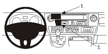 Renault Master 04-10, Centrerad