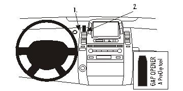 Toyota Prius 04-09, Centrerad