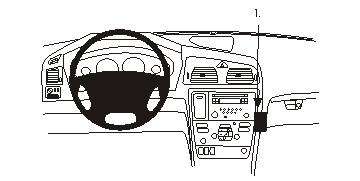 Volvo V70 05-08, Vinklad, Träpanel