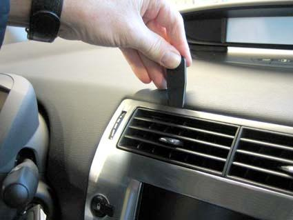 Citroen C4 05-10, Centrerad, Navigationsskärm