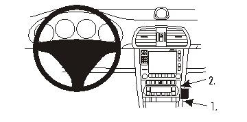 Brodit ProClip, Porsche 911/Boxster (Type 987)/Carrera 911S/Cayman (Type 987)