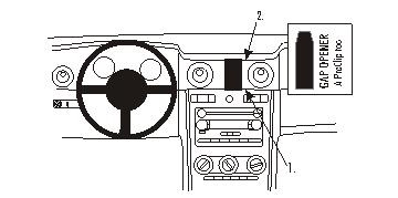 Ford Mustang 05-09, Centrerad