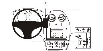 Ford Fiesta 06-08, Centrerad