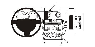 Ford Fusion 06-12, Centrerad