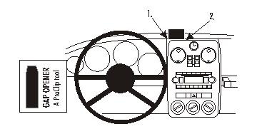Chrysler PT Cruiser 06-10, Centrerad