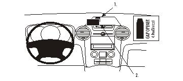 ProClip Monteringsbygel Kia Carens 07-13, Centrerad