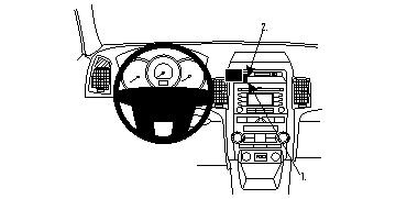 Kia Sorento 10-12, Centrerad