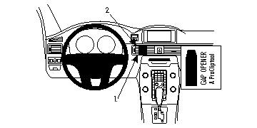 Volvo V70 12-15, Center, Träpanel