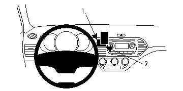 Kia Picanto 12-15, Centrerad