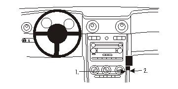 ProClip Monteringsbygel Ford Mustang 05-09