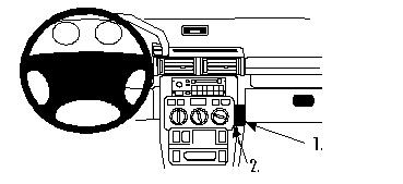 ProClip Monteringsbygel Landrover Freelander 98-06