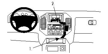 ProClip Monteringsbygel Mitsubishi Pajero 00-06