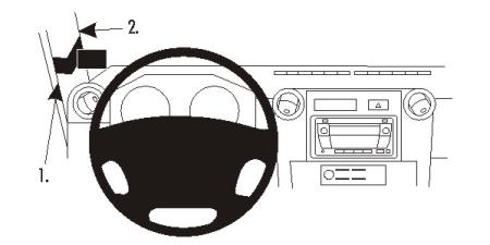 ProClip Monteringsbygel Toyota LandCruiser 70 08-15