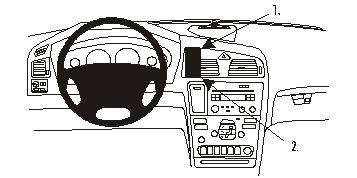 ProClip Monteringsbygel Volvo V70/XC70 00-04