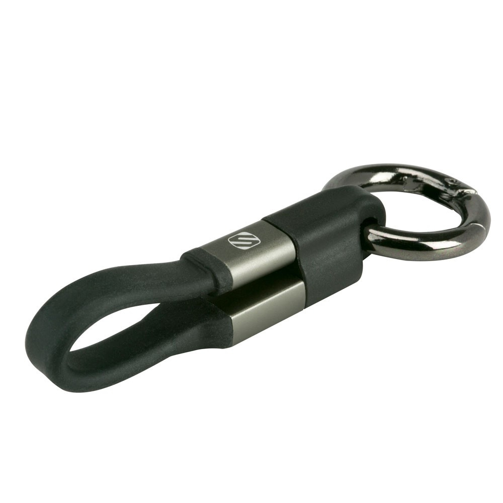 Scosche Clip-on, nyckelring laddningskabel Micro USB
