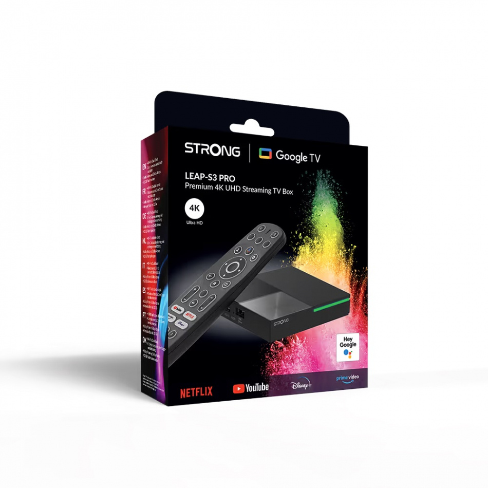 Strong LEAP-S3 PRO, medieafspiller med Google TV