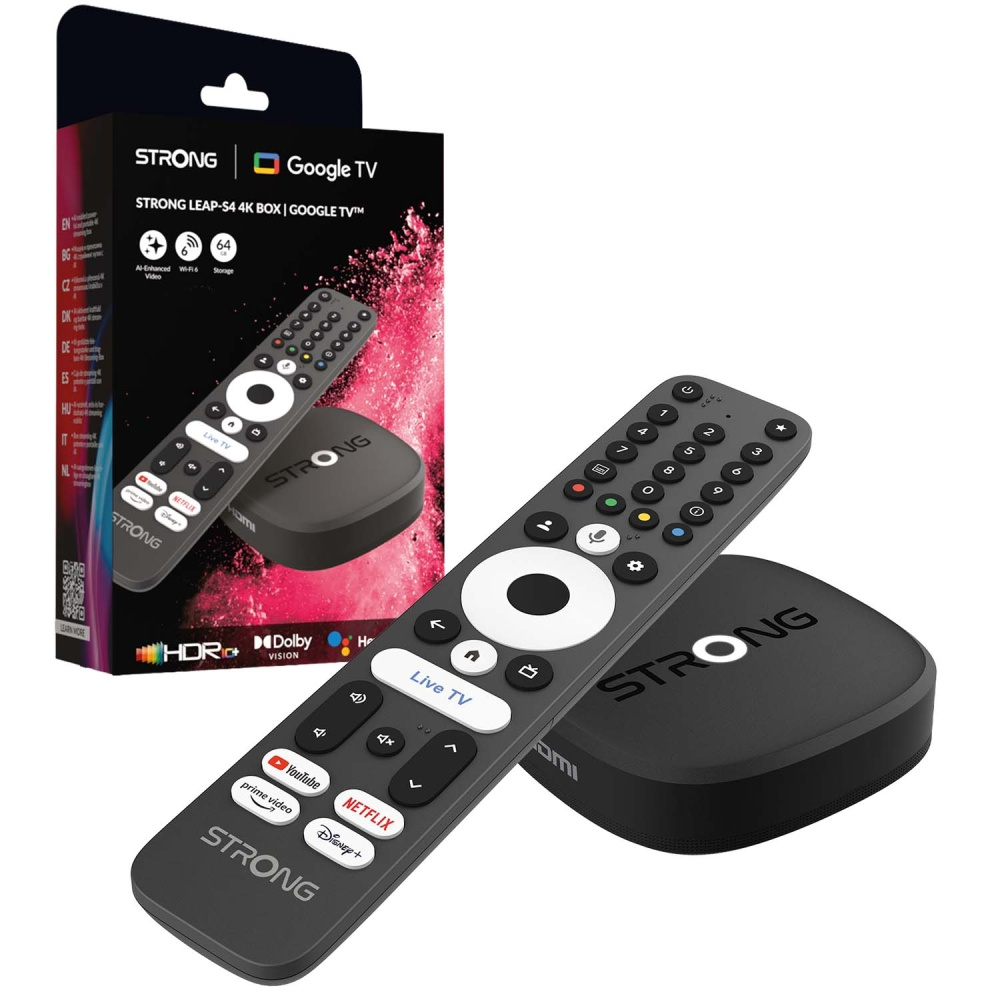 Strong LEAP-S4, 4K-streamingboks med Google TV