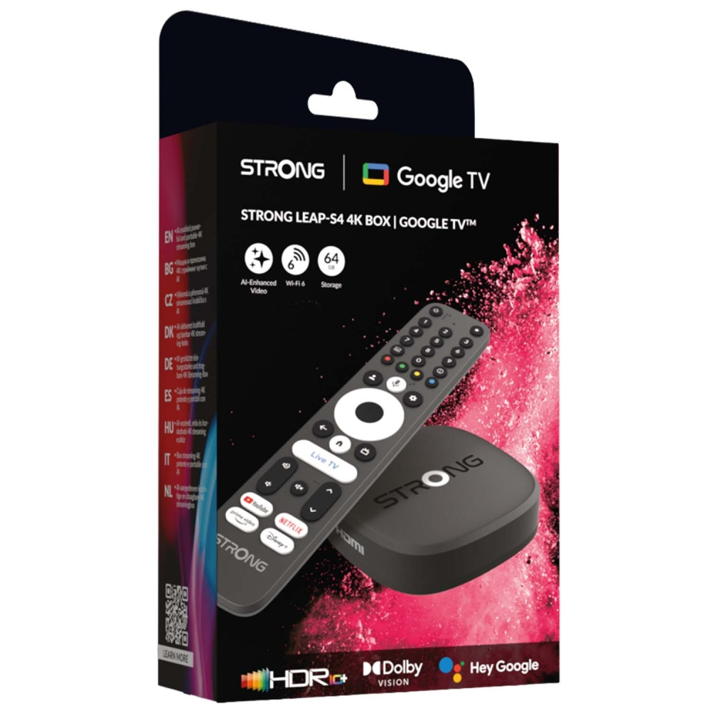 Strong LEAP-S4, 4K-streamingboks med Google TV