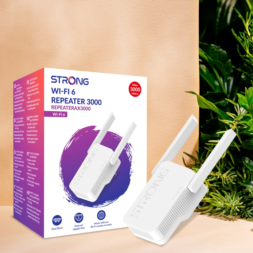 Strong REPEATERAX3000, Wi-Fi 6-repeater og adgangspunkt