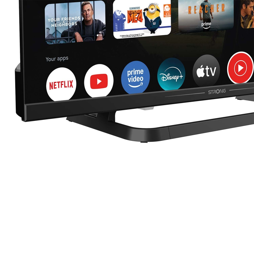 Strong SRT32HI4723C, 32-tommers HD-TV med Google TV og 12 V