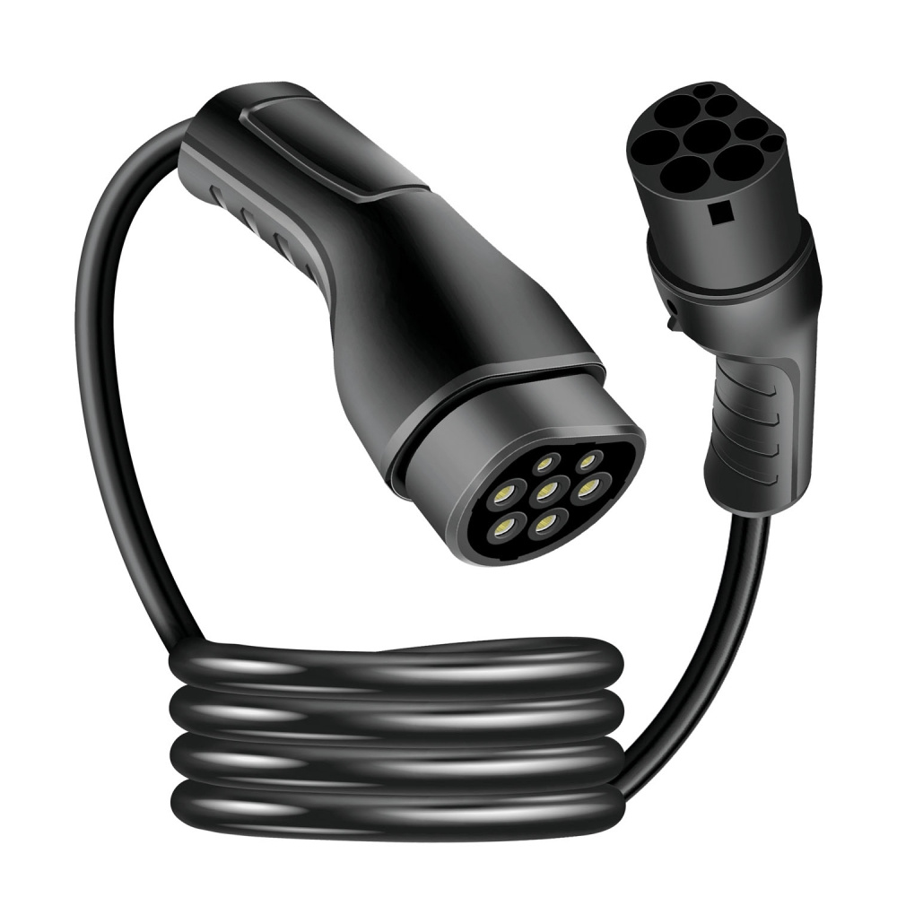 LogiLink EVC0125, Type 2-ladekabel 3-faset 20 A, 7,5 m