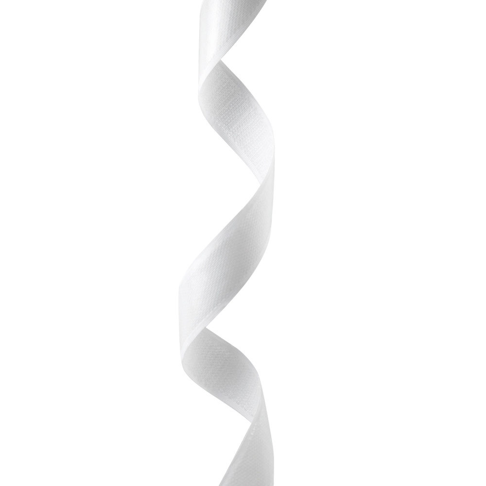 LogiLink selvklæbende velcrobånd 25 mm x 5 m, hvid