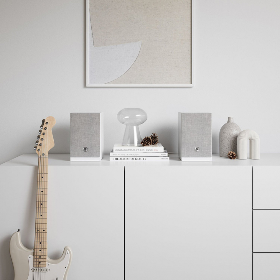 Audio Pro A28 W aktive standerhøjttalere med Wi-Fi, hvid