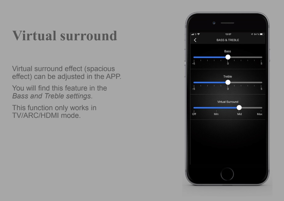 Audio Pro A36 golvhögtalare med Wifi & Bluetooth, svart par