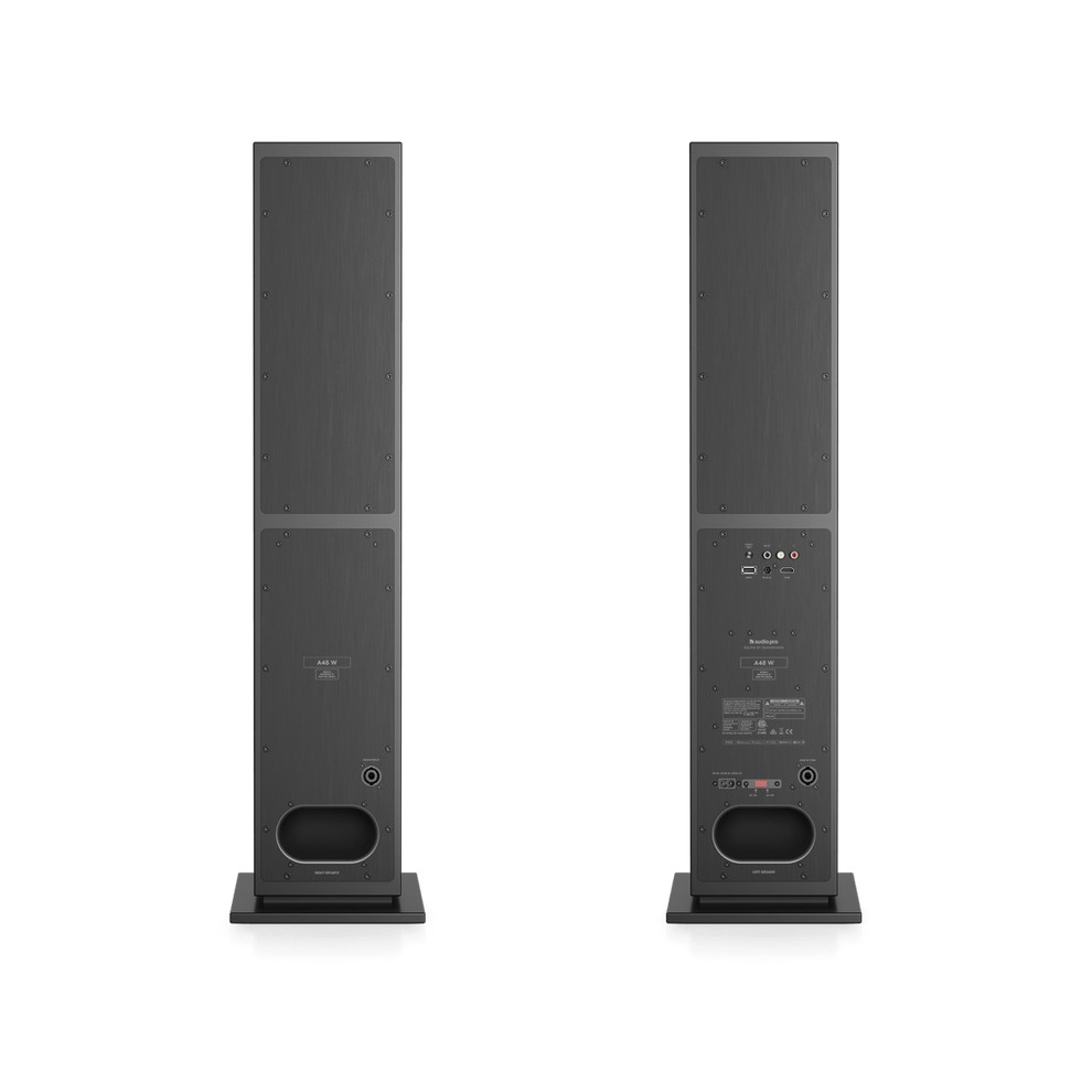 Audio Pro A48 W aktive højttalere med HDMI, sort par