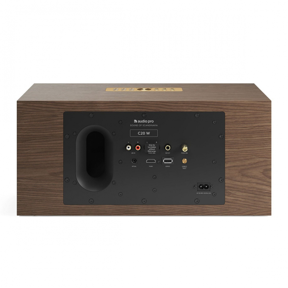 Audio Pro C20 W, Wifi-højttaler valnød