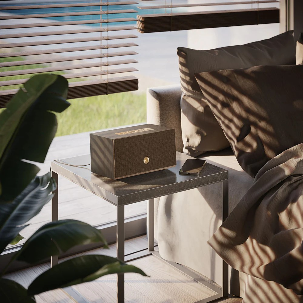Audio Pro C5 MKII W, WiFi-højttaler, valnød