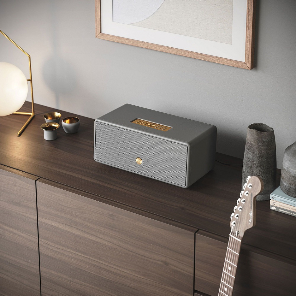 Audio Pro Drumfire D-2 Wifi-högtalare med Google Cast & AirPlay 2, grå