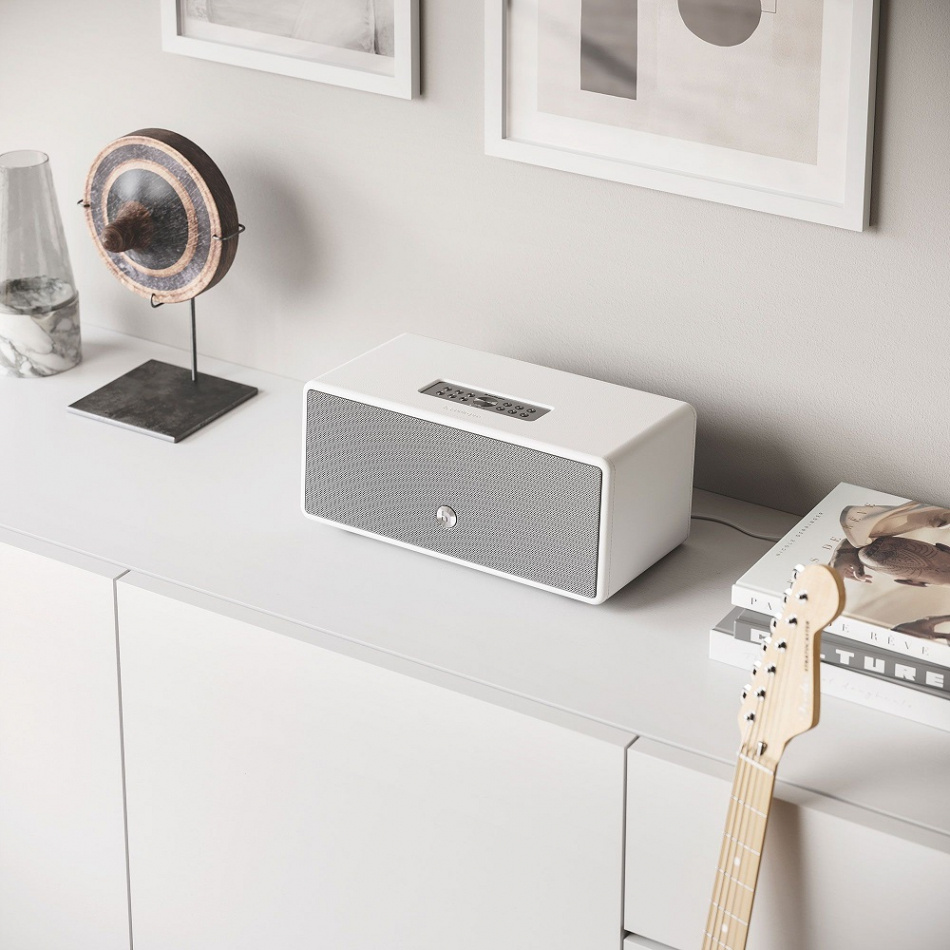 Audio Pro Drumfire D-2 Wifi-högtalare med Google Cast & AirPlay 2, vit