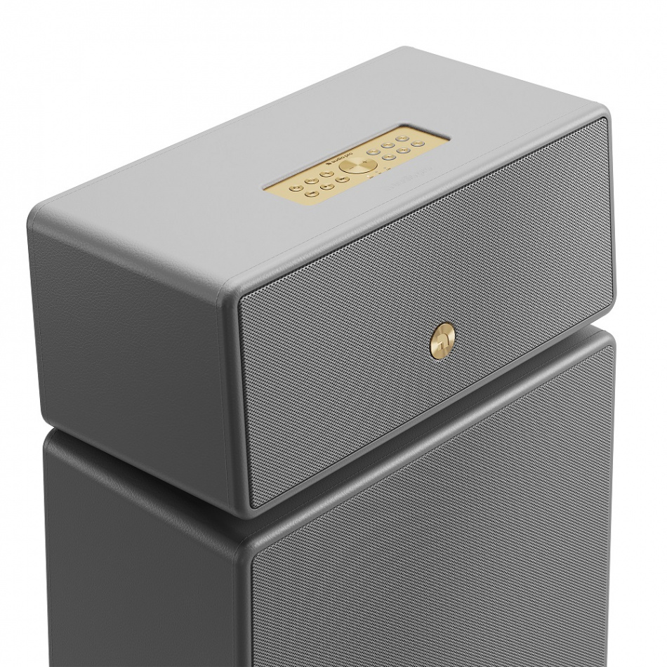 Audio Pro Drumfire II wifi-højttaler med Google Cast & AirPlay 2, grå