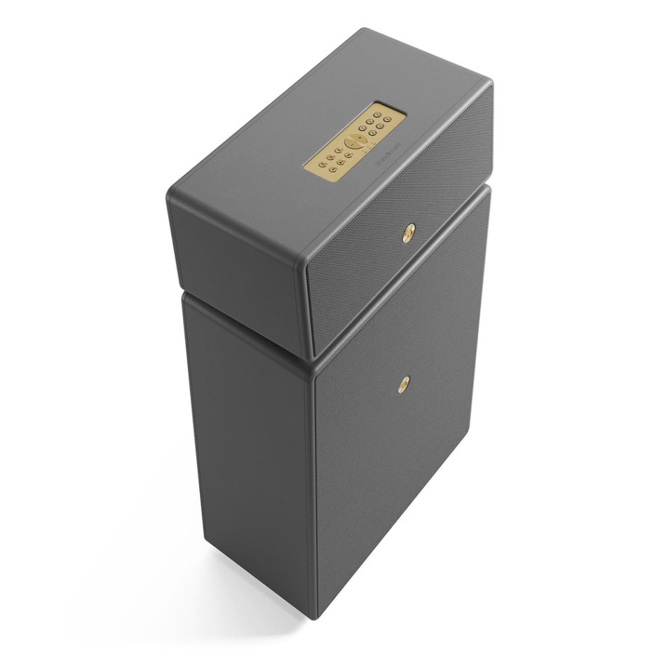 Audio Pro Drumfire II W Wi-Fi-højttaler med Google Cast & AirPlay 2, grå