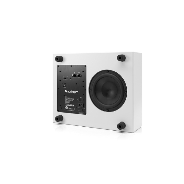 Audio Pro Business SUB-1, trådløs subwoofer hvid