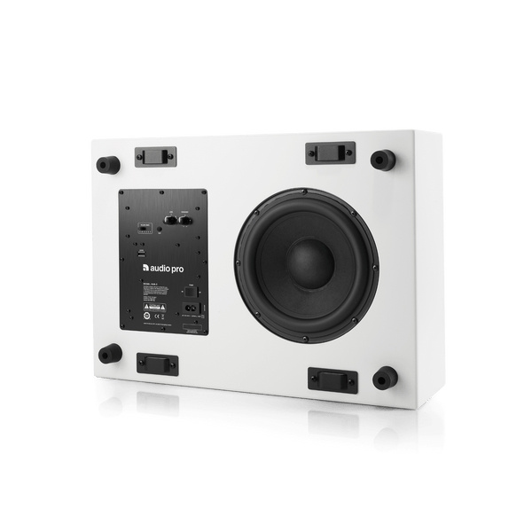 Audio Pro Business SUB-3, trådløs subwoofer hvid