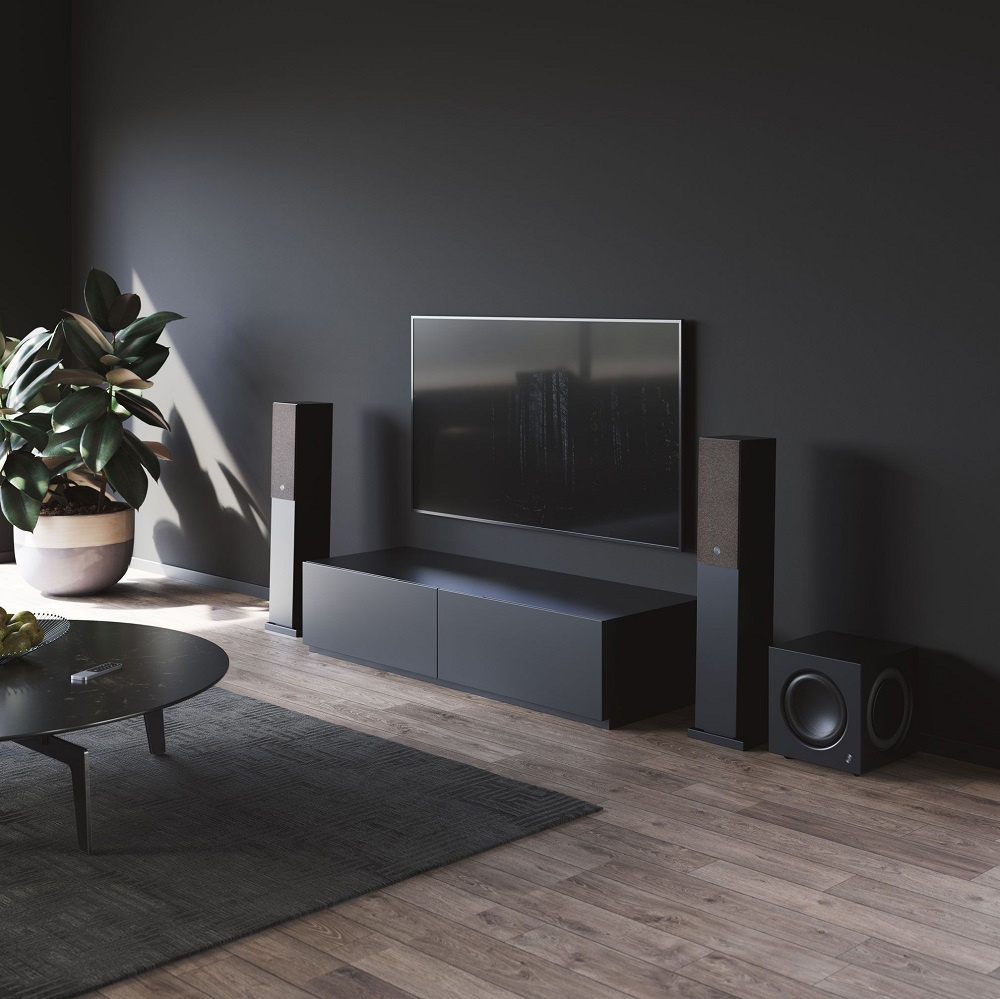 Audio Pro SW10, aktiv subwoofer svart