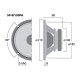 Monacor SP-8/150PA, 8-tommer PA-mellembas/mellemtone, 8 ohm Monacor SP-8/150PA, 8-tommer PA-mellembas/mellemtone, 8 ohm
