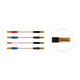 Audio Technica AT6108 ledninger til pickup og headshell, 4-pak Audio Technica AT6108 ledninger til pickup og headshell, 4-pak