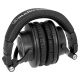Audio Technica ATH-M50xBT2, trådløse over-ear-hovedtelefoner, sort Audio Technica ATH-M50xBT2, trådløse over-ear-hovedtelefoner, sort
