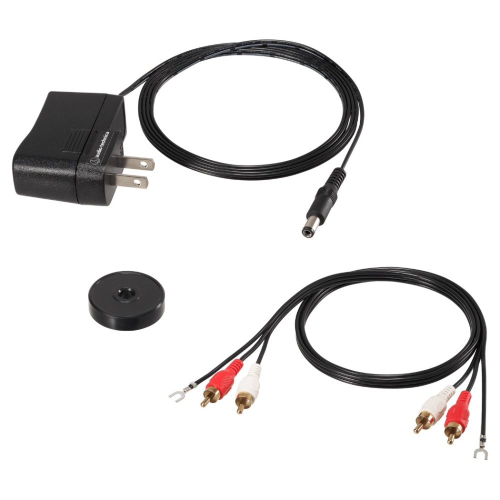 Audio Technica AT-LPW30TK pladespiller med AT-VM95C-pickup, teak