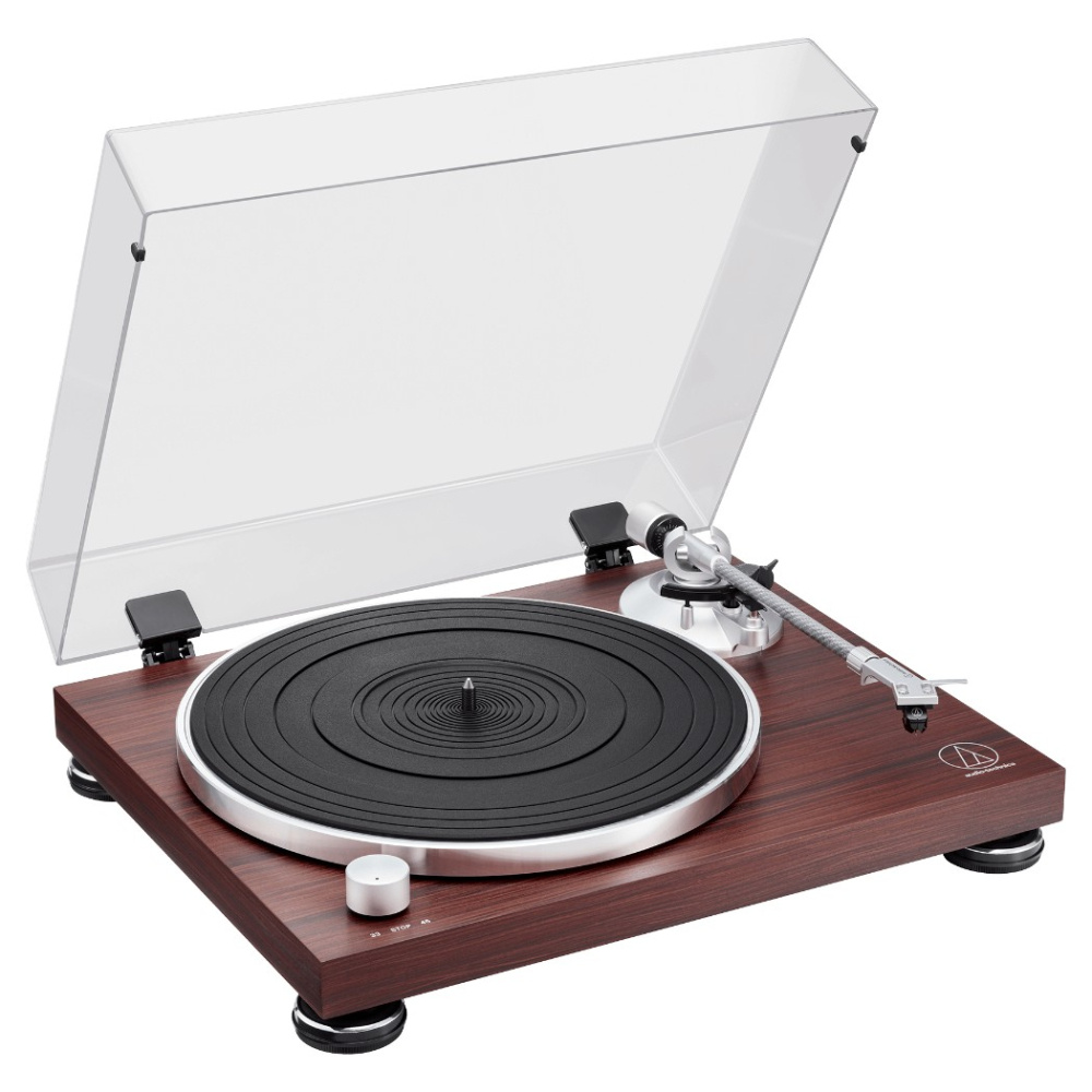 Audio-Technica AT-LPW50BT-RW pladespiller med Bluetooth, valnød