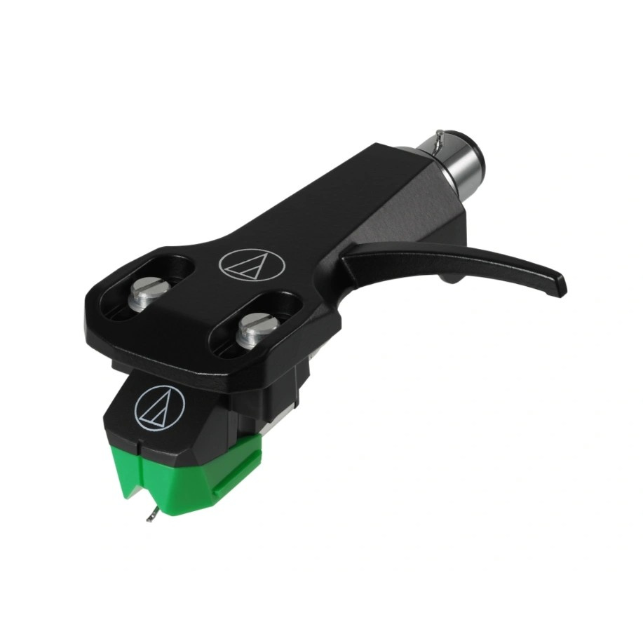 Audio Technica AT-VM95E/H pickup med headshell, elliptisk nål