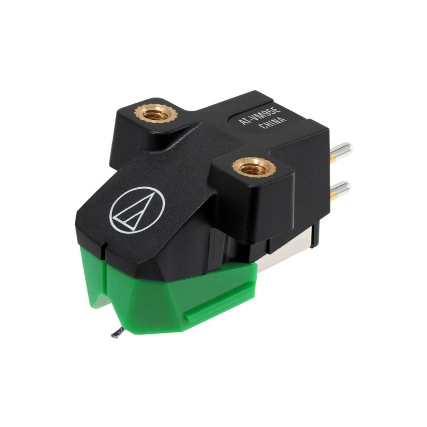Audio Technica AT-VM95E/H pickup med headshell, elliptisk nål