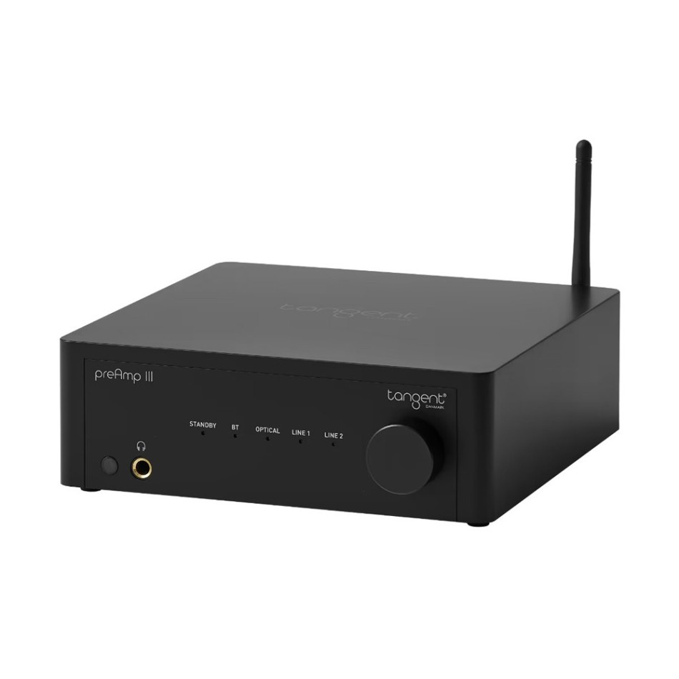 Tangent PreAmp III stereoforstærker med Bluetooth, DAC og RIAA